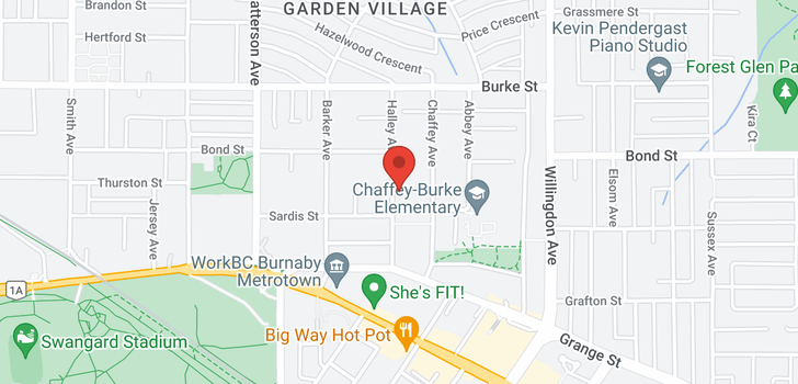 map of 5518 HALLEY AVENUE